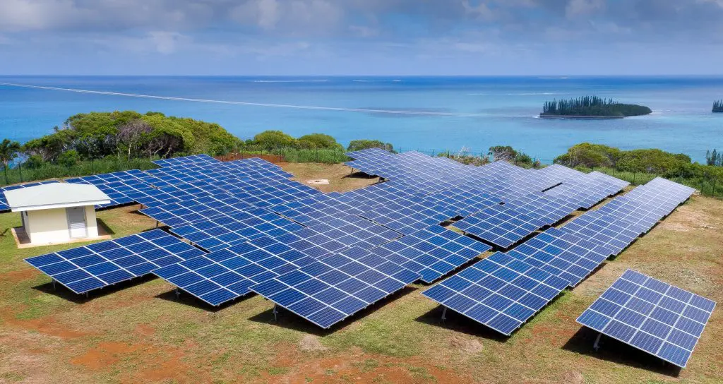 Ferme solaire Mwiré Ile des Pins Enercal Sunzil 2015 Ferme solaire Mwiré Ile des Pins Enercal Sunzil 2015