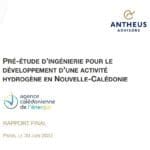 H2 : Étude de développement d'une filière hydrogène en Nouvelle-Calédonie